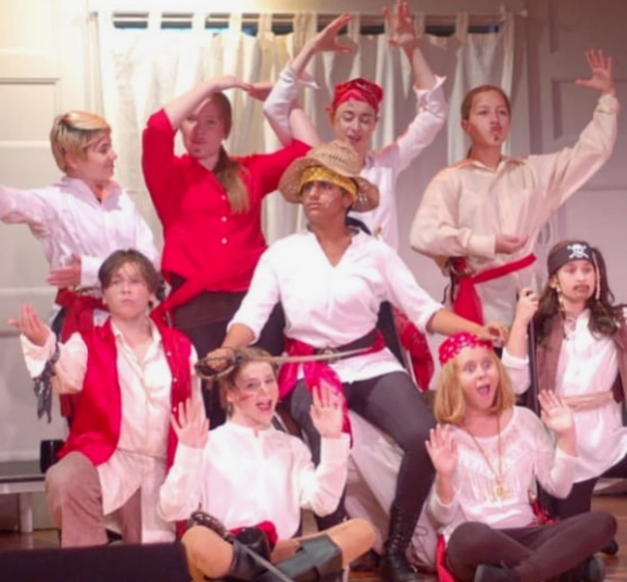 Anthara as Pirate King in Pirates of Penzance Jr.